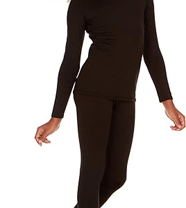 Thermal Underwear Set for Kids Winter Base Layer for Girls