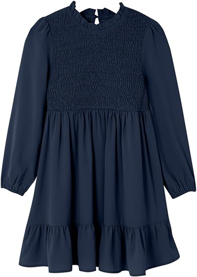 Girls High Low Dresses Cute Swing Dress Size 4-13 Years