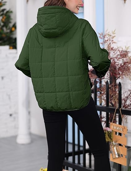 Women Packable Quilted Puffer Jacket - Image 6