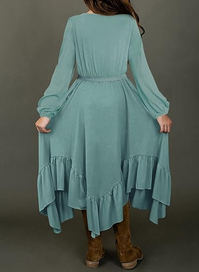 Girl Fashion Swing Dress Boho A-line Dresses 4-13 Years - Image 3