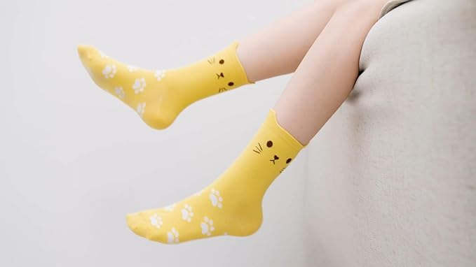 Women Cat Socks Cat Gifts Cute Animal Socks Dog Owl Gifts - Image 3