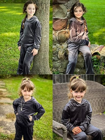 2 Pieces Tracksuits Outfits Athletic Hoodies Sweatshirts - Image 5